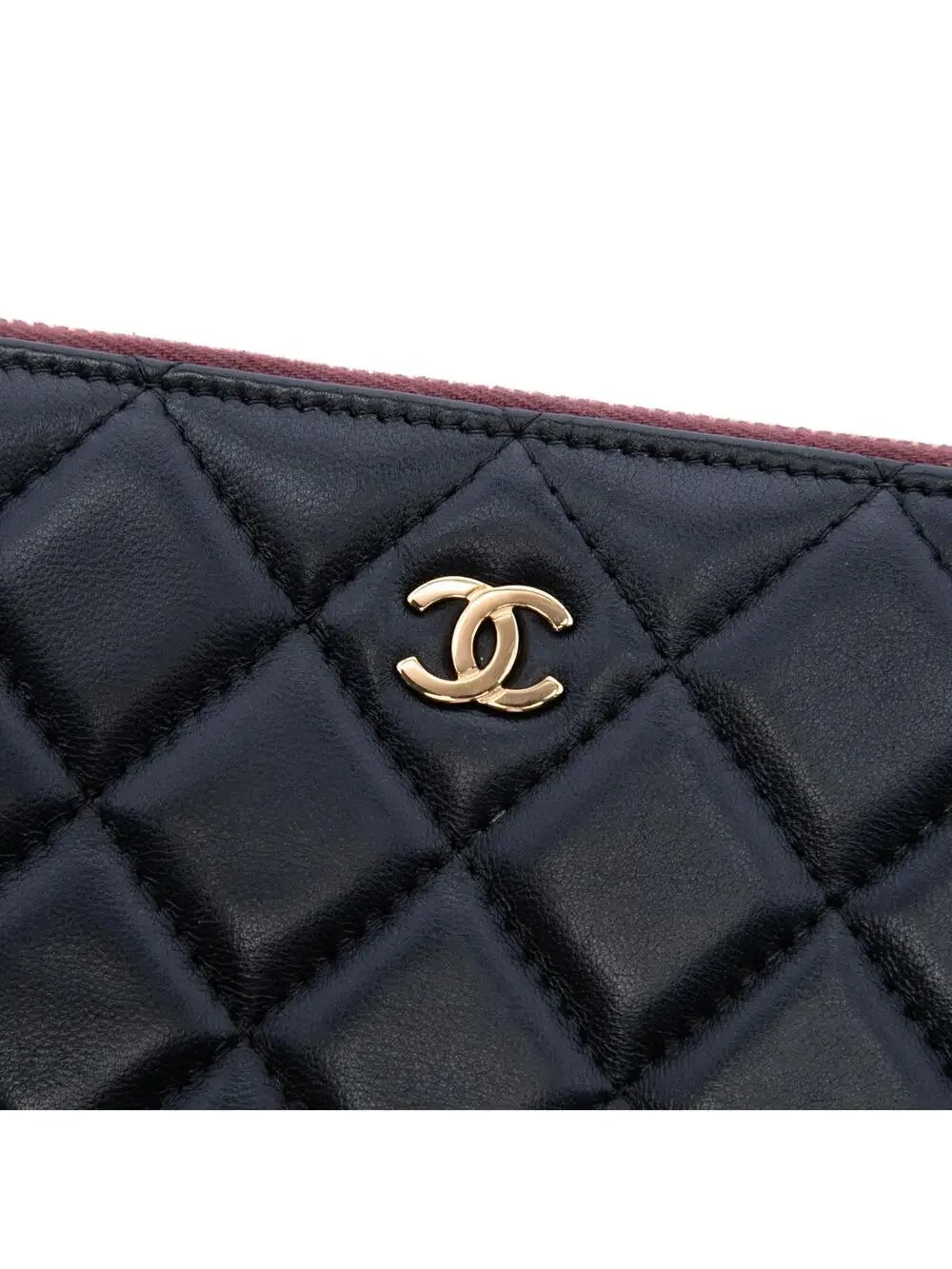 Chanel Large Quilted Lambskin O Case #290110C10B